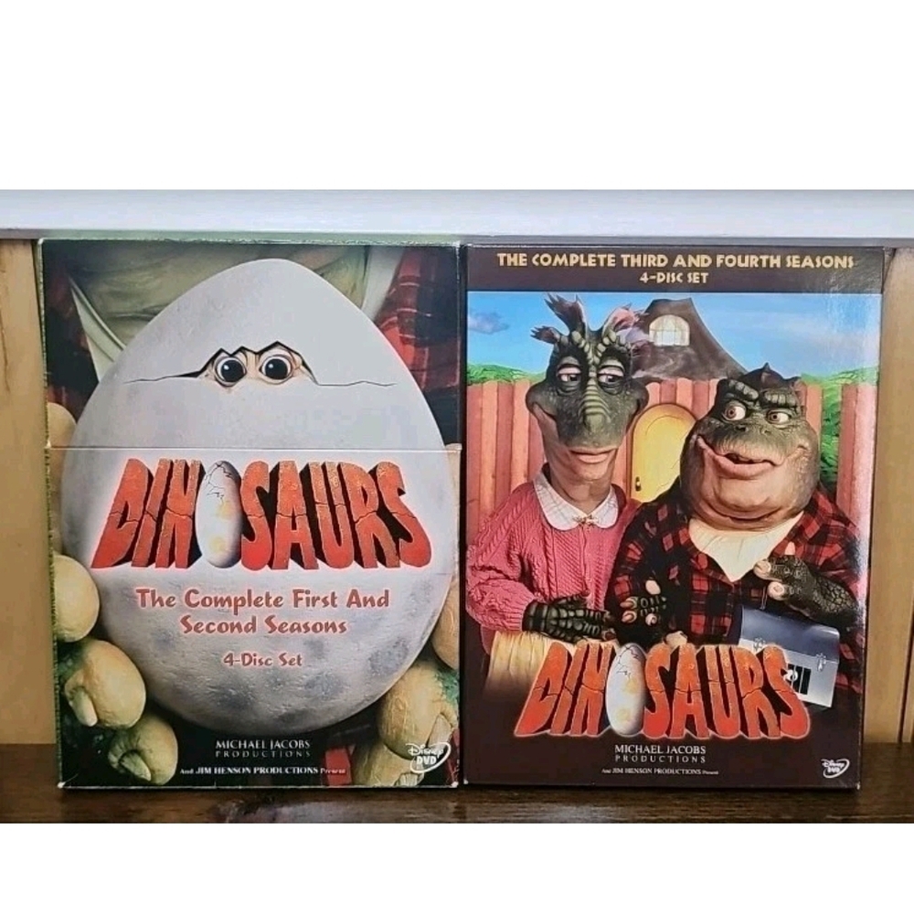 Dinosaurs Complete Series DVD Seasons 1 2 3 4 Box Set 8 Disc Jim Henson Disney